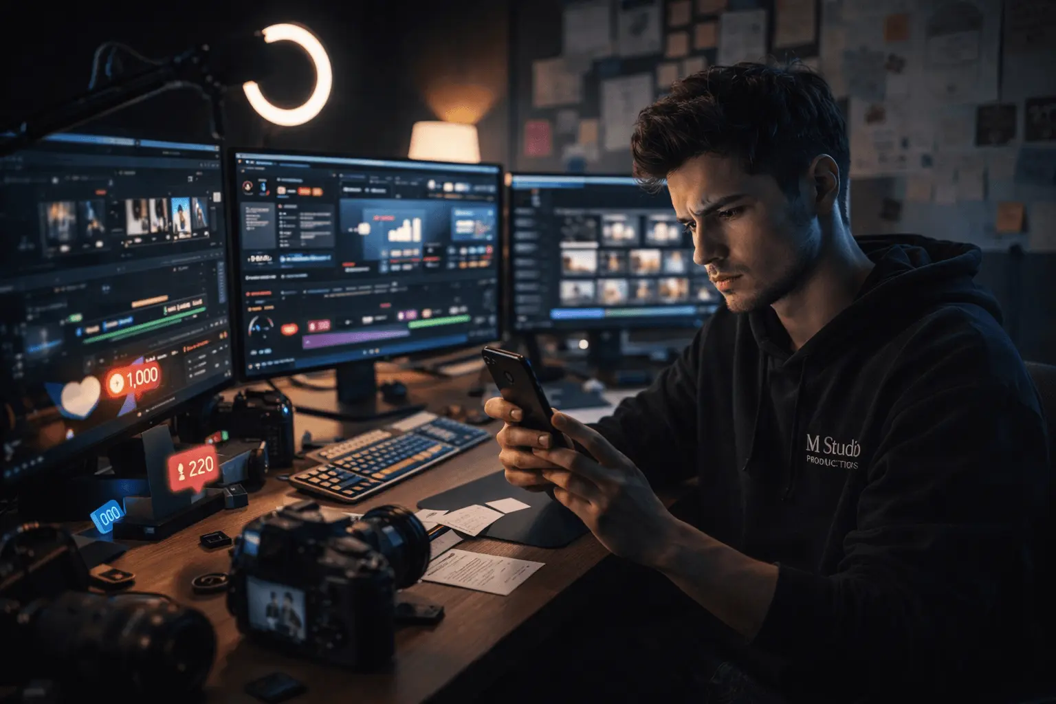 Rapid social media content generation with AI voice cloning