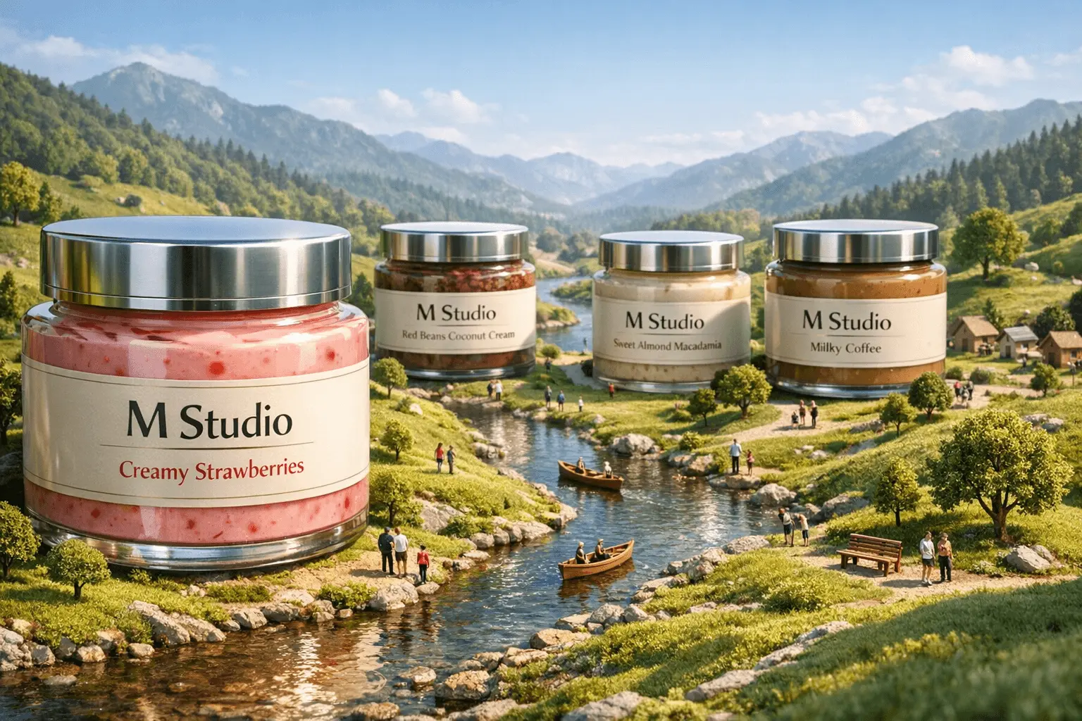 AI-generated product advertisement campaign with 4K visuals